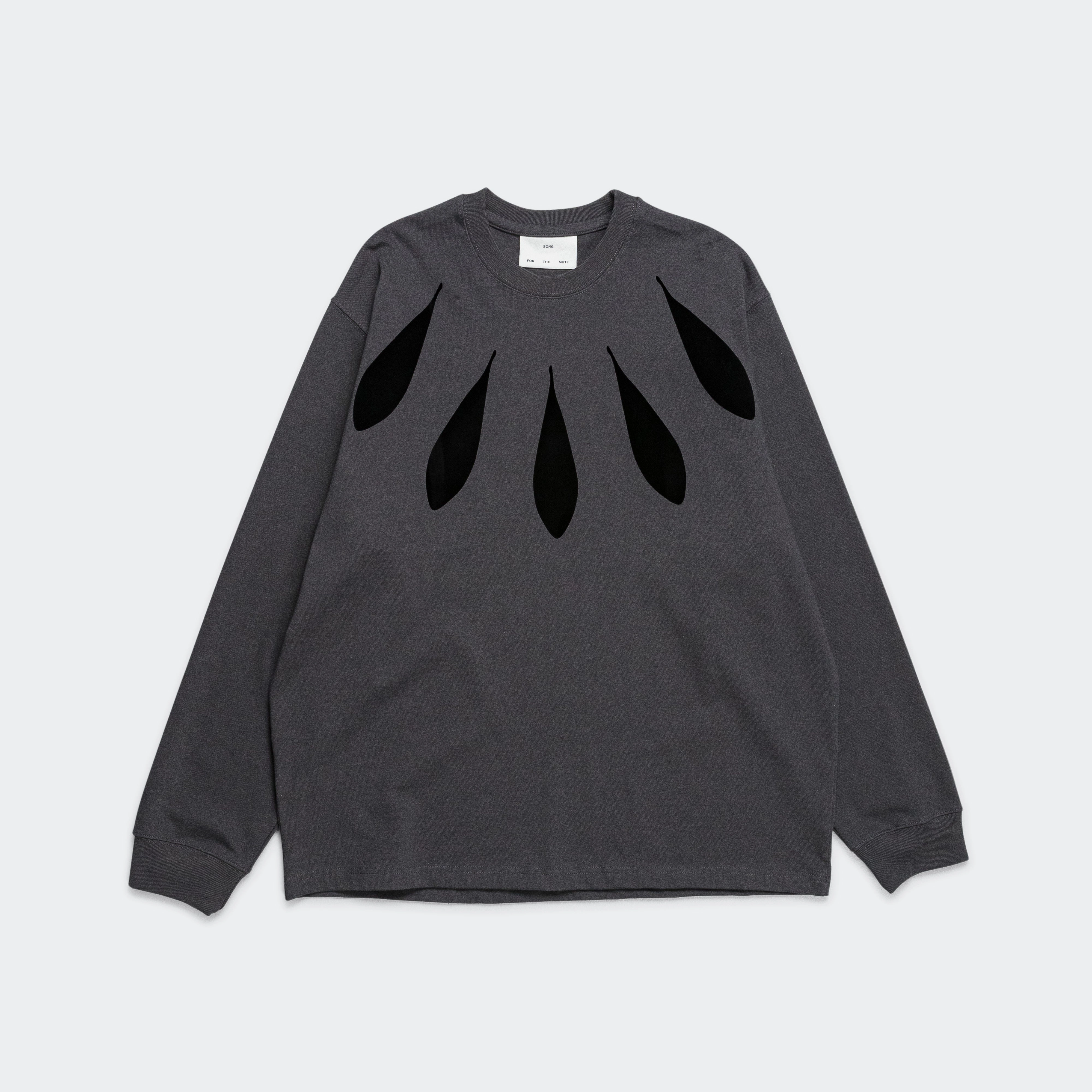 Jester Oversized Crewneck - Washed Black Jersey