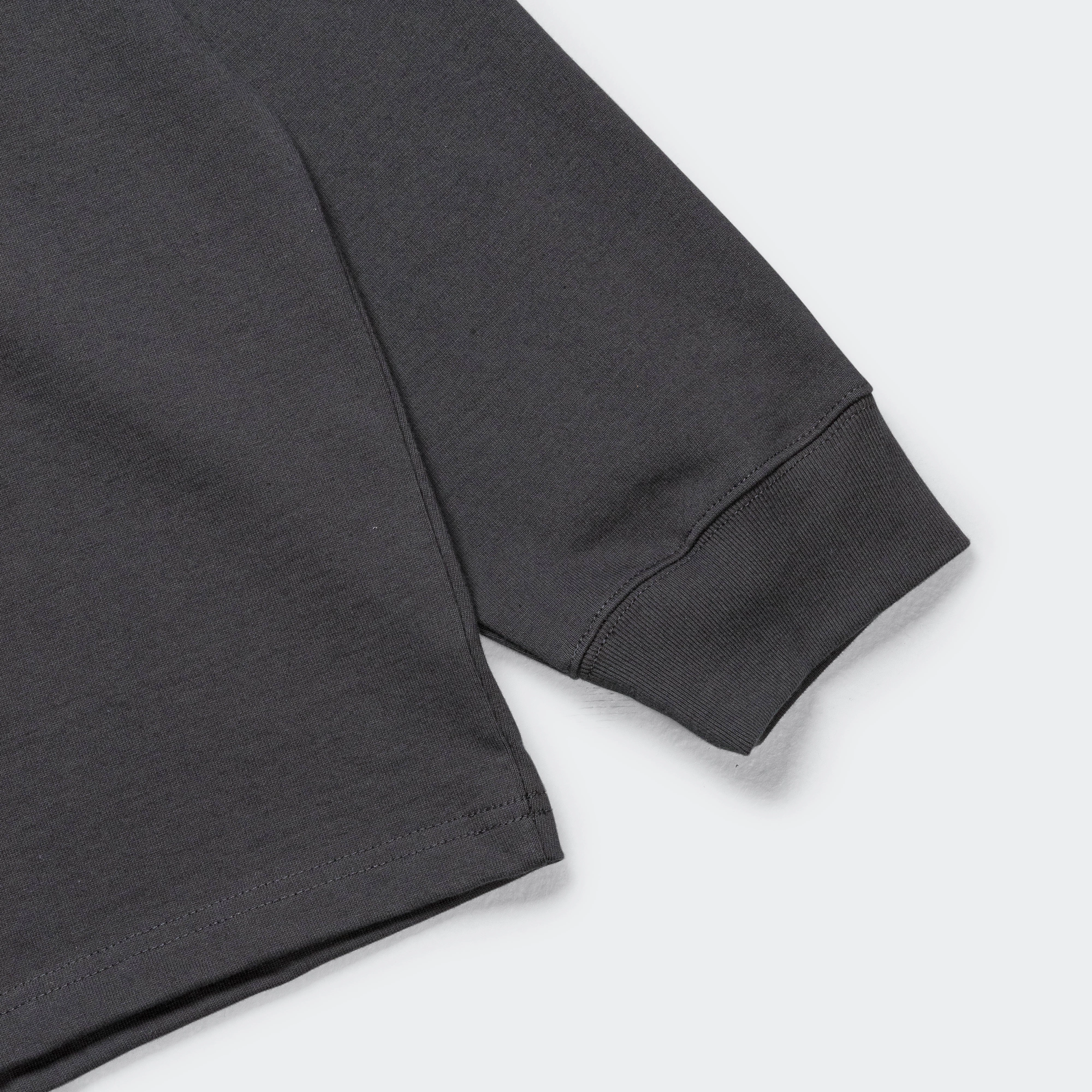 Jester Oversized Crewneck - Washed Black Jersey