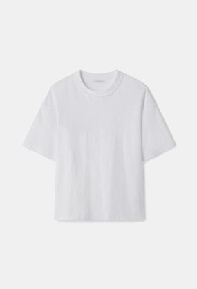 John Elliott Reversed Cropped Short Sleeve Tee
