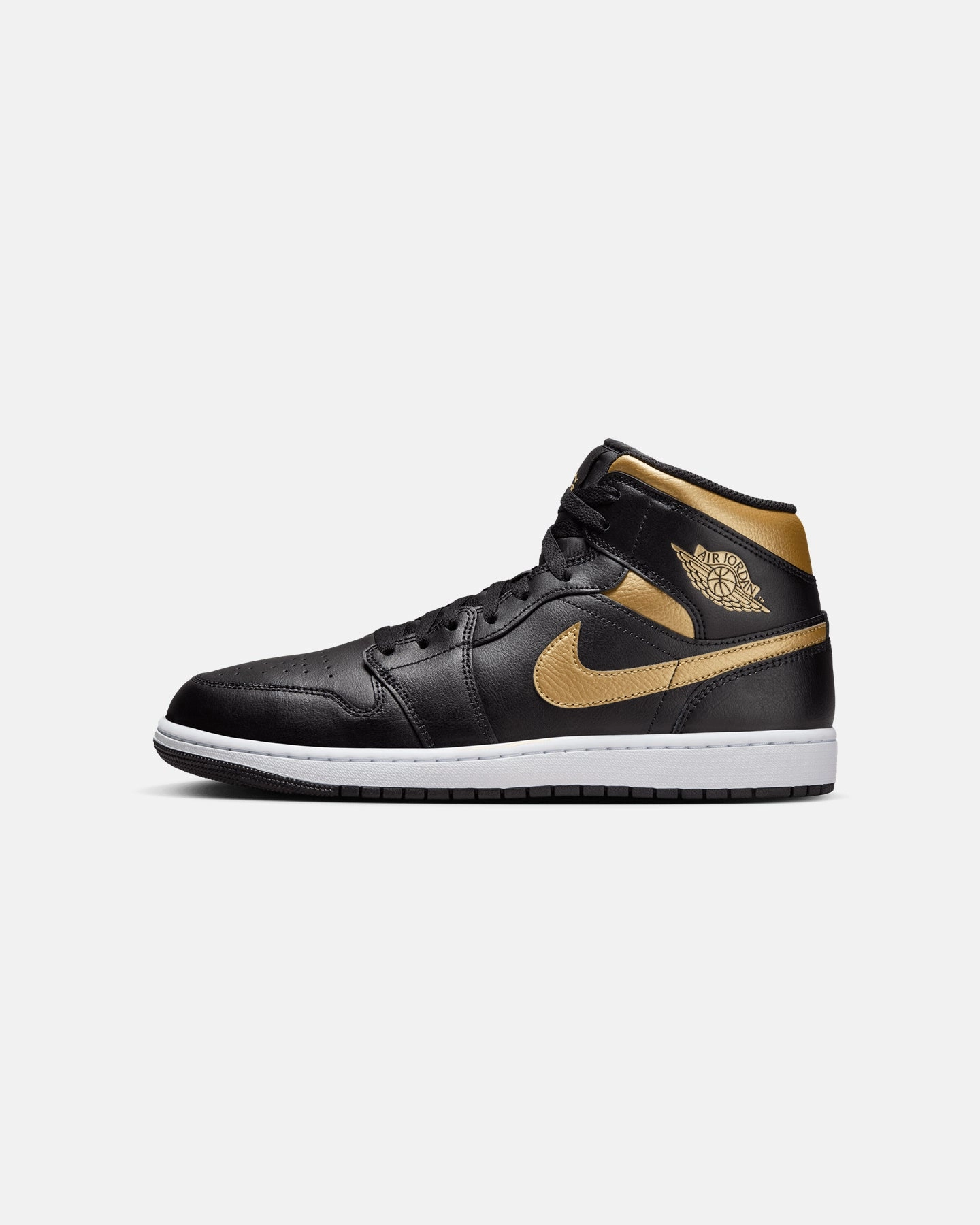 Jordan Air Jordan 1 Mid Metallic Gold Black/Metallic