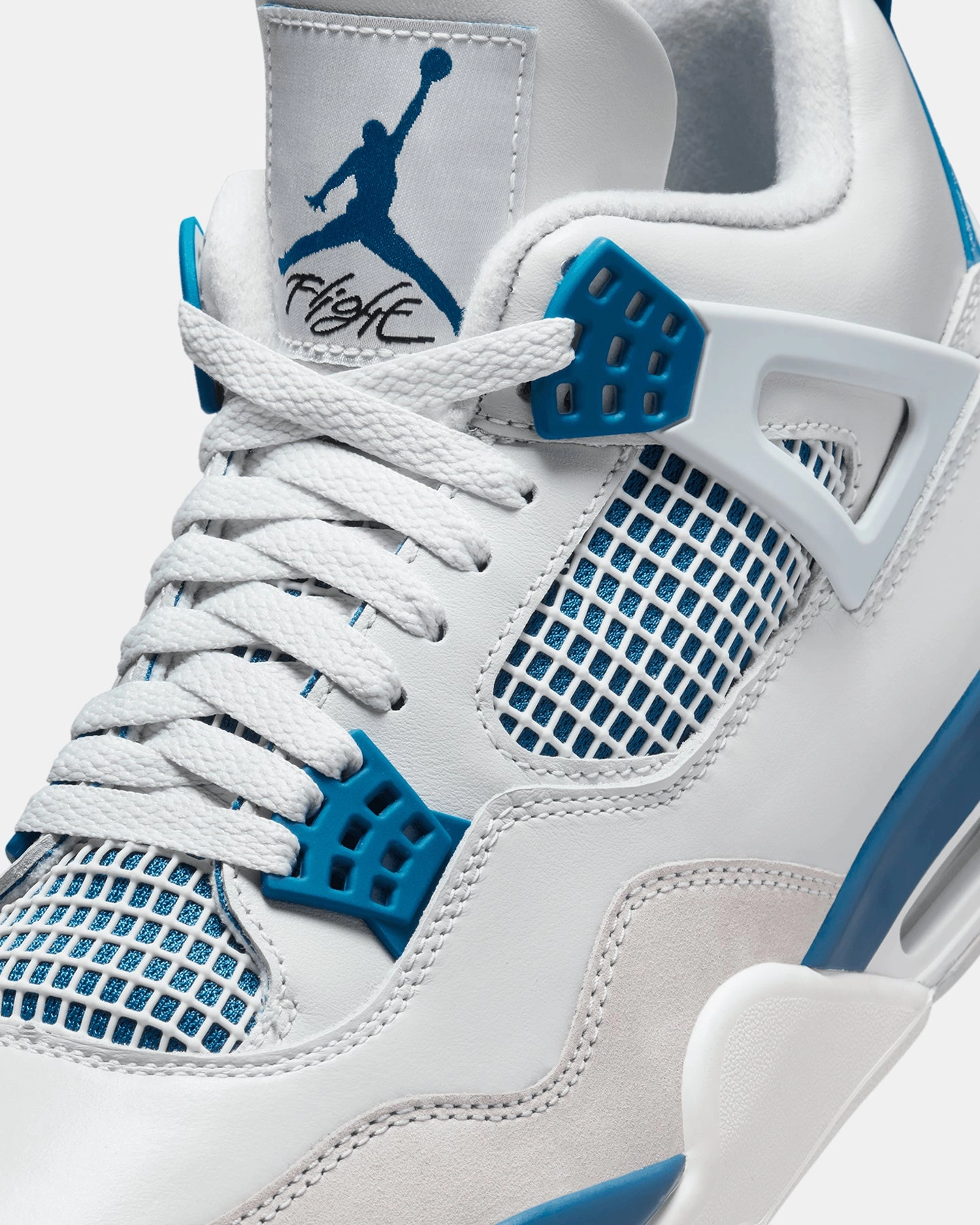 Jordan Air Jordan 4 Retro Military Blue Off White/Industrial Blue