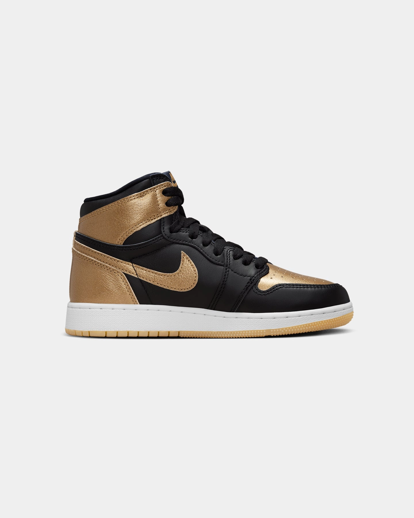 Jordan Kids' Air Jordan 1 High OG  (GS)Metallic Gold Black/Metallic