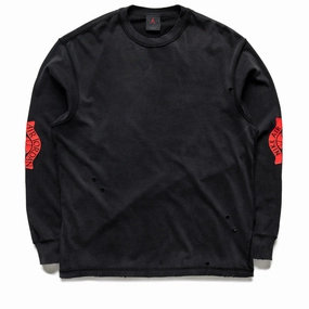Jordan Rare Air L/S Tee - Black/Chile Red