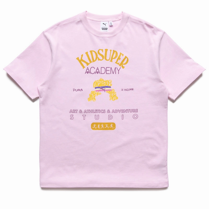KidSuper x Puma Graphic Tee - Pearl Pink