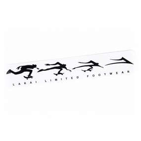 Lakai Large Bar Decal Black Logo Sticker (Single)