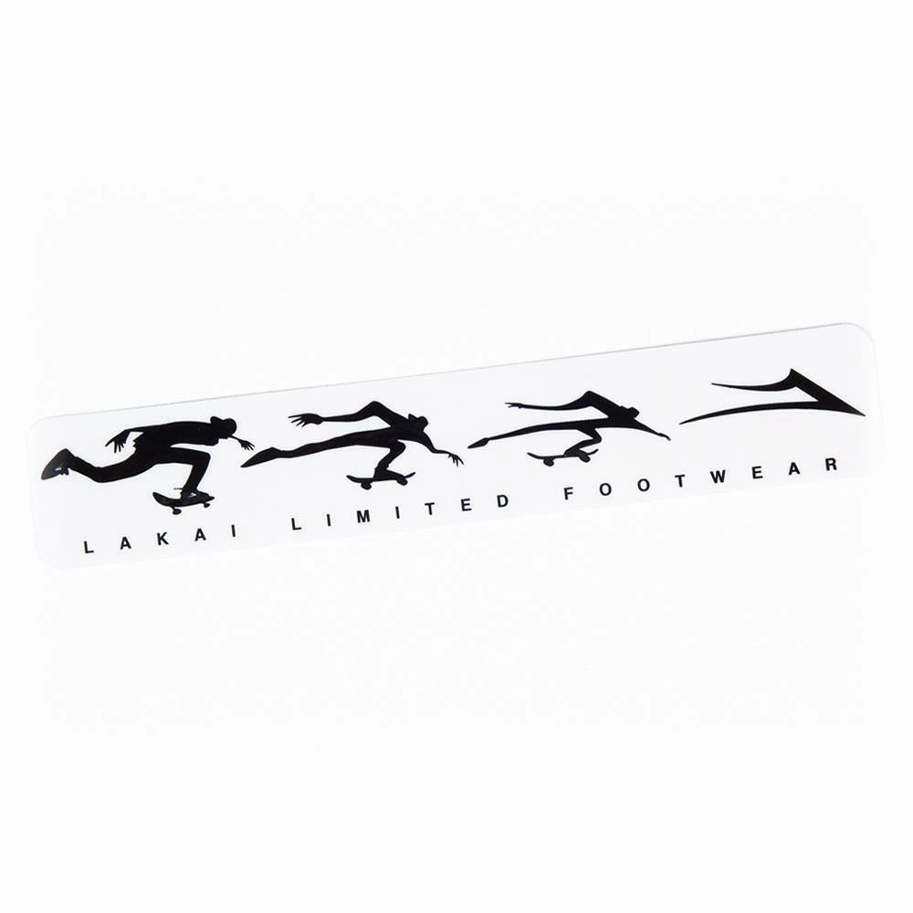 Lakai Large Bar Decal Black Logo Sticker (Single)