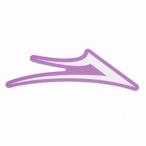 Lakai Large Flare Purple/White Sticker (Single)
