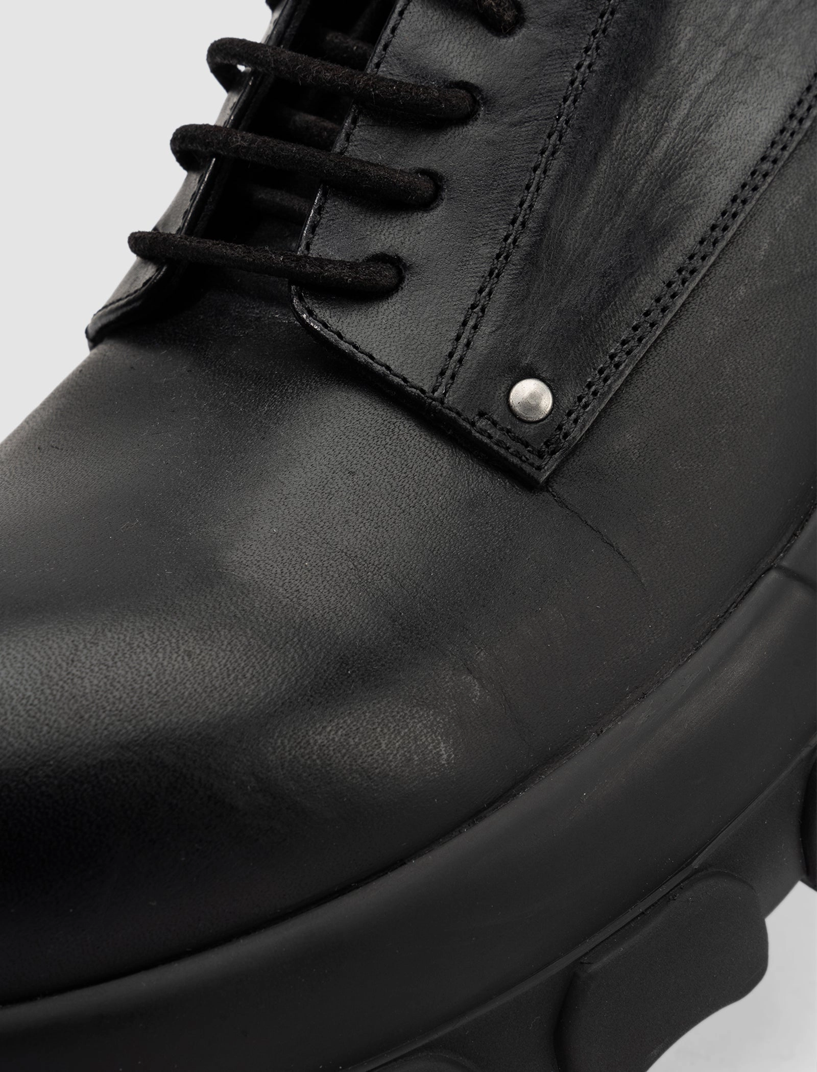 LIDO LACE-UP BOZO TRACTOR  BLACK/BLACK