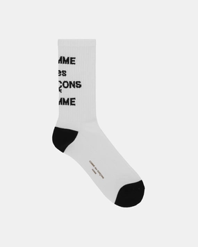 Logo Socks White