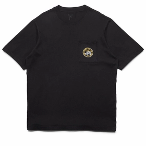 Malbon Golf Citron Pocket Tee - Black