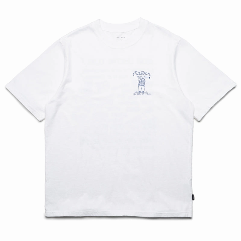 Malbon Golf Club Select Tee - White