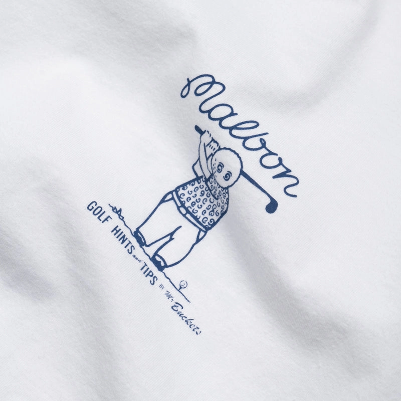 Malbon Golf Club Select Tee - White