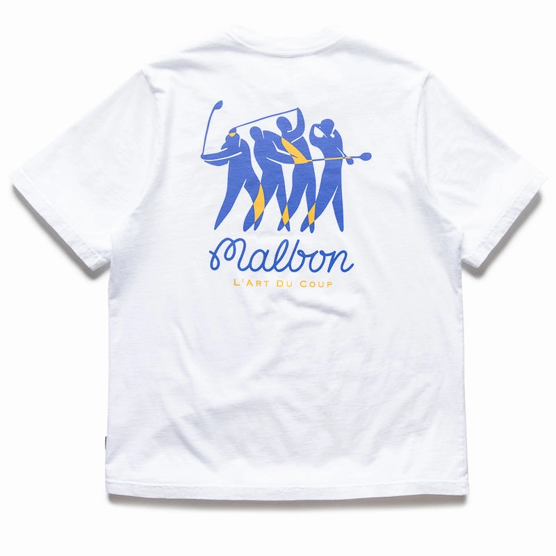 Malbon Golf Matisse Tee - White