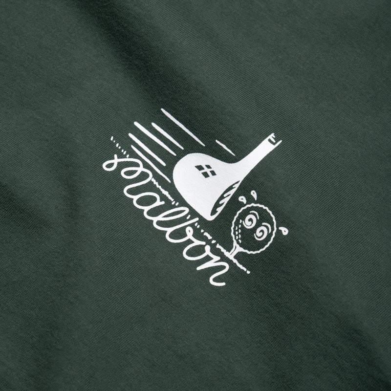 Malbon Golf Punch Shot Tee - Green
