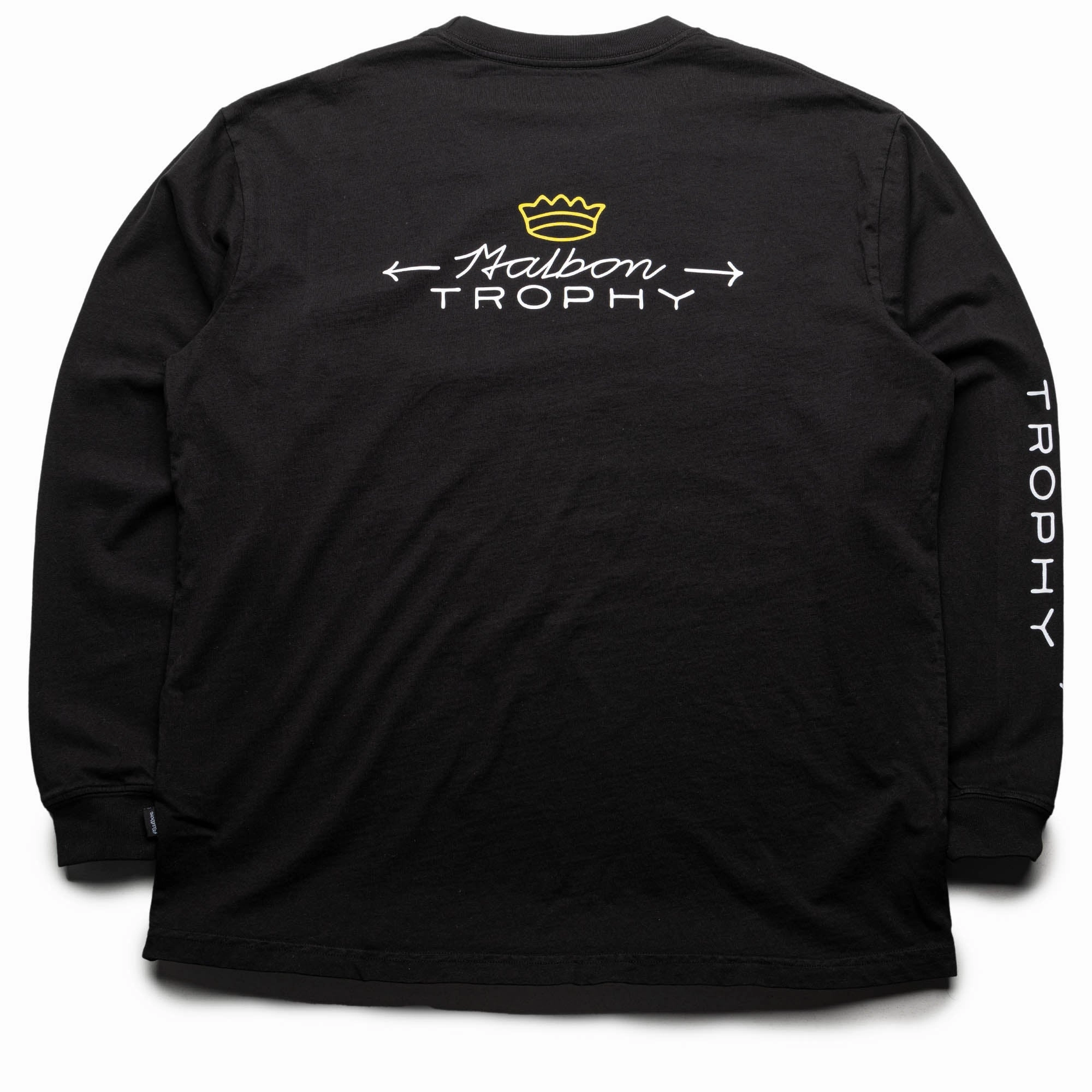 Malbon Golf Trophy L/S Tee - Black