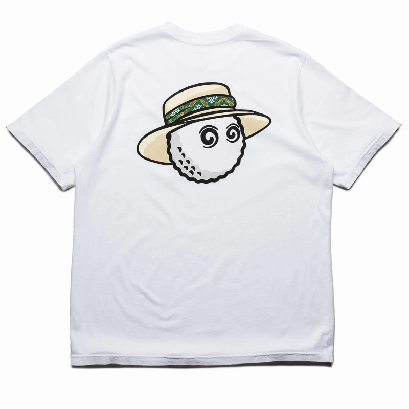Malbon Golf Vacation Club Tee - White