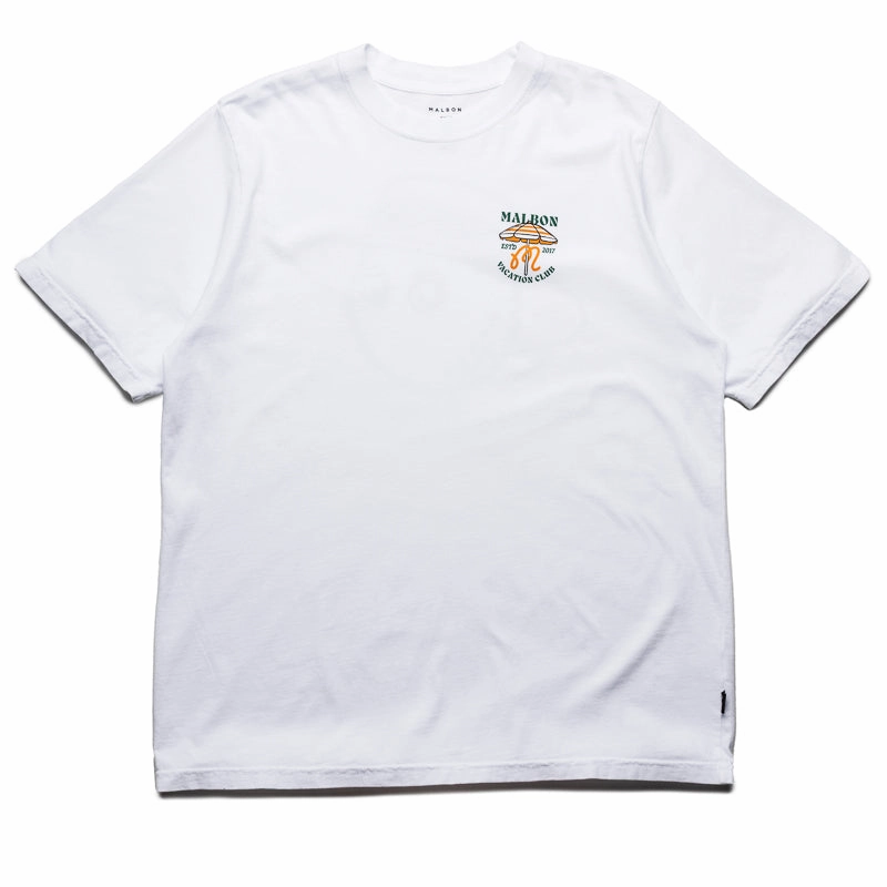Malbon Golf Vacation Club Tee - White
