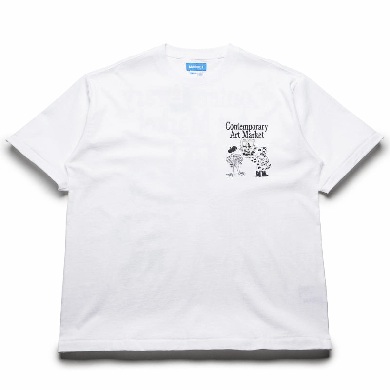 Market Smiley Museum UV Tee - White