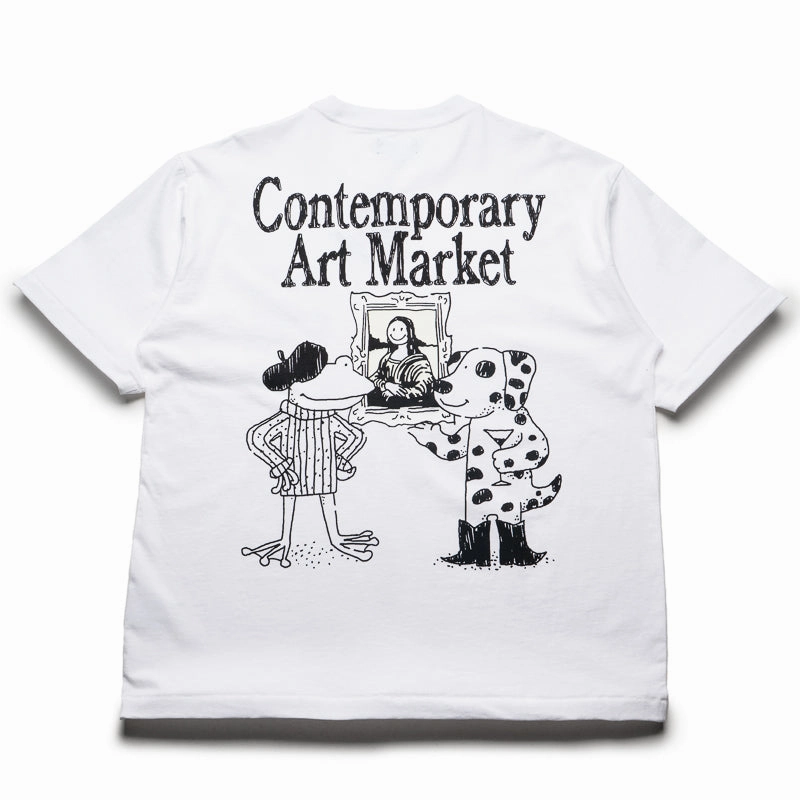 Market Smiley Museum UV Tee - White