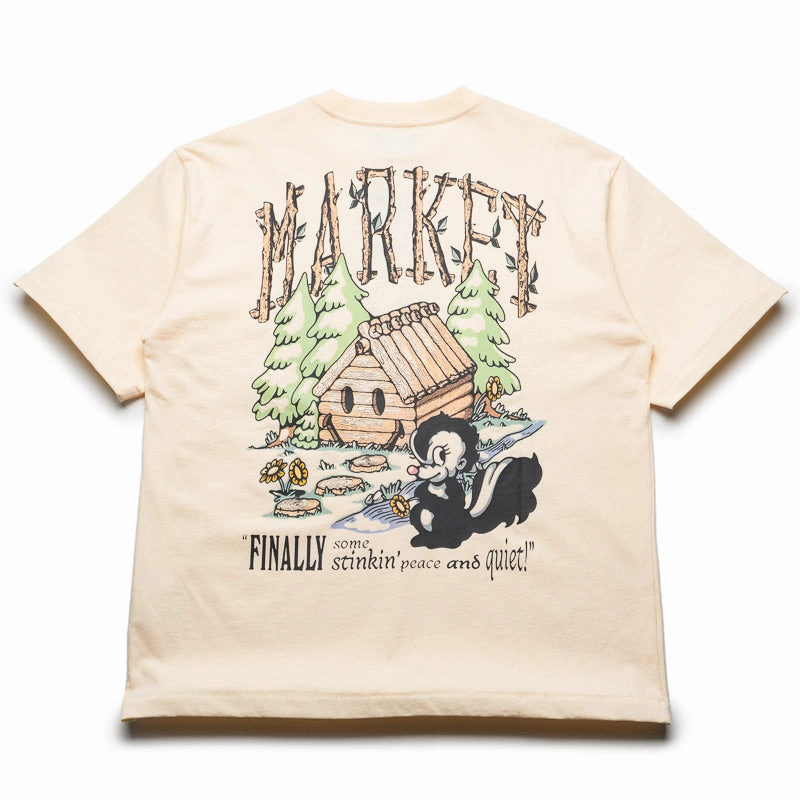 Market Smiley Quiet Cabin Tee - Butter Cream