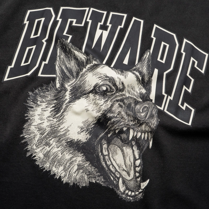 Market Tonal Beware Tee - Jet Set Black