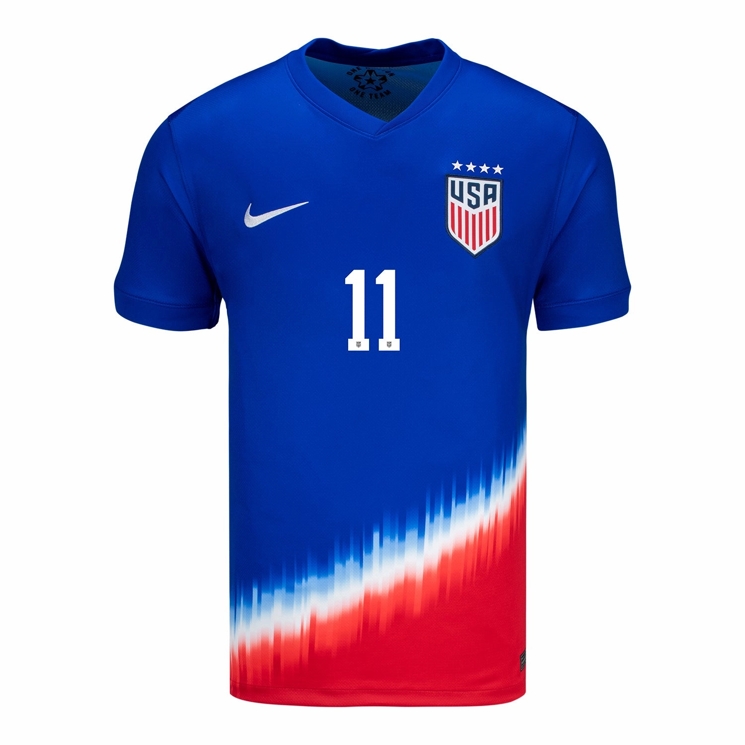 Men's Nike USWNT 2024 American Icon Away Wilson 11 Stadium Jersey