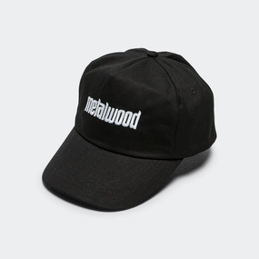 Metal Logo 5-Panel Hat - Black