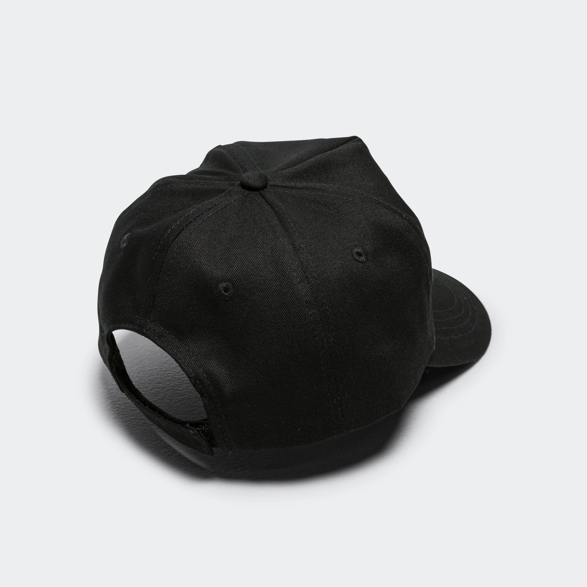 Metal Logo 5-Panel Hat - Black