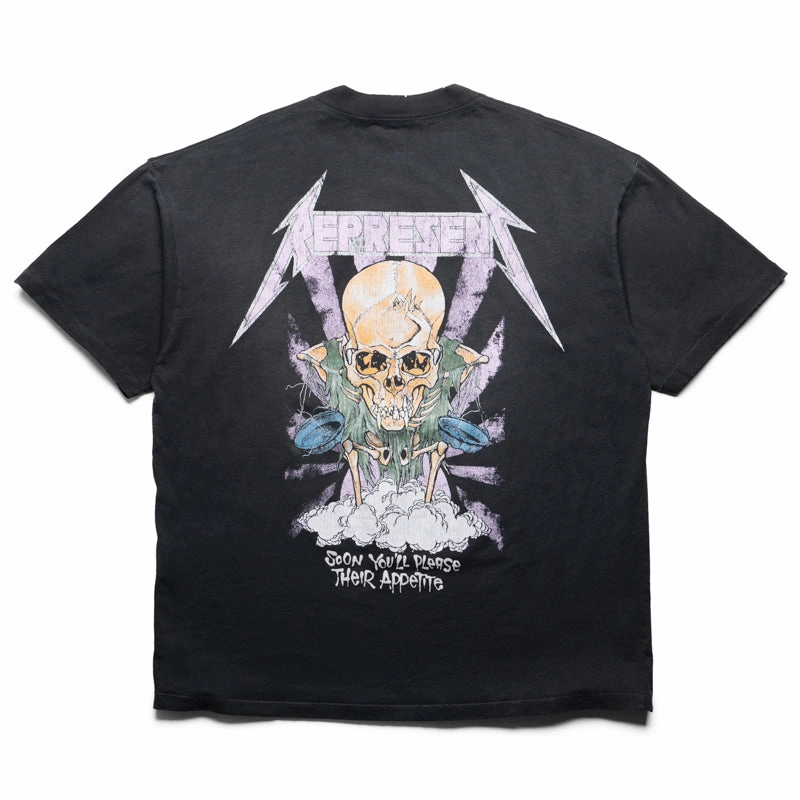 Metallica x Represent Justice Tee - Stained Black