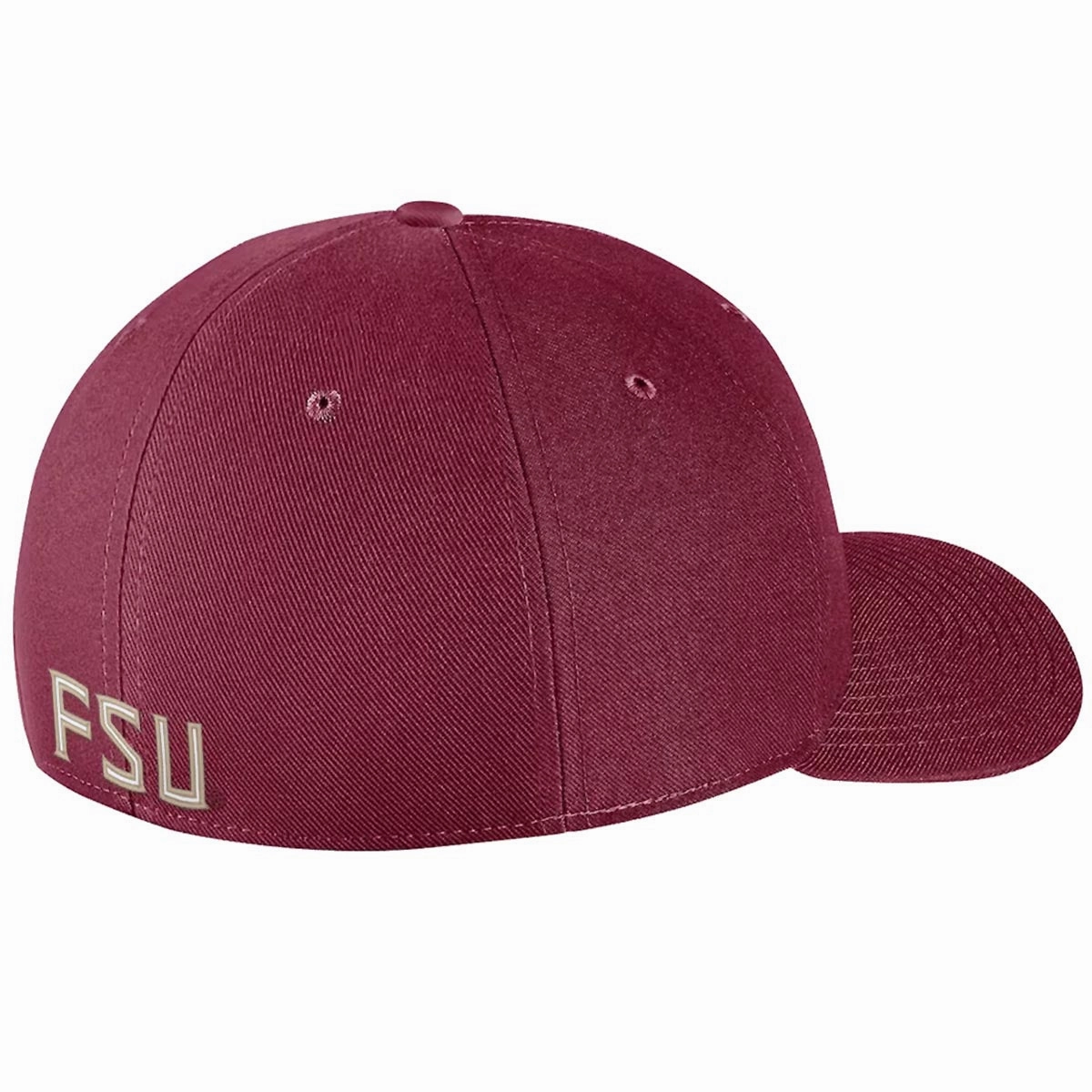 Nike 2023 Seminole Logo TPU Swoosh Flex Cap - Garnet