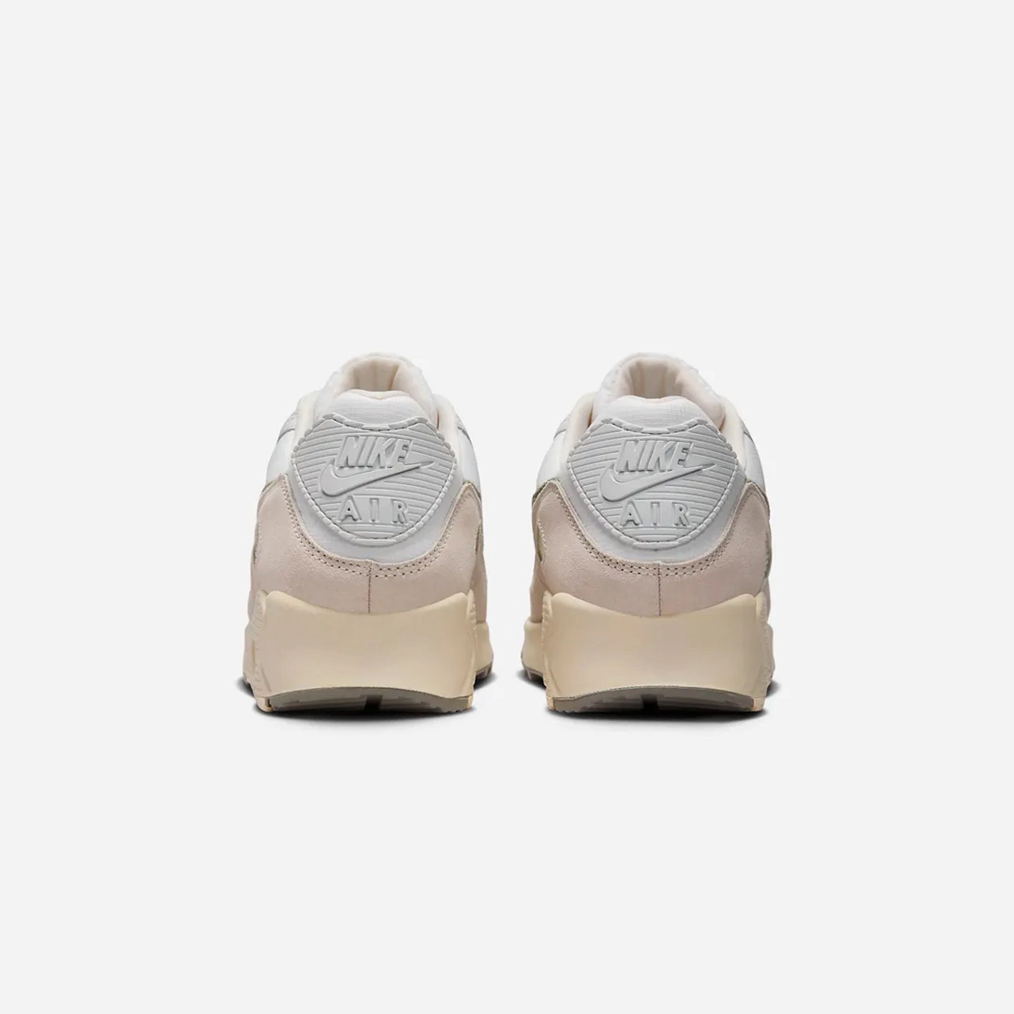 Nike | AIR MAX 90 SE  { WHITE/DARK STUCCO-SUMMIT WHITE-PHANTOM