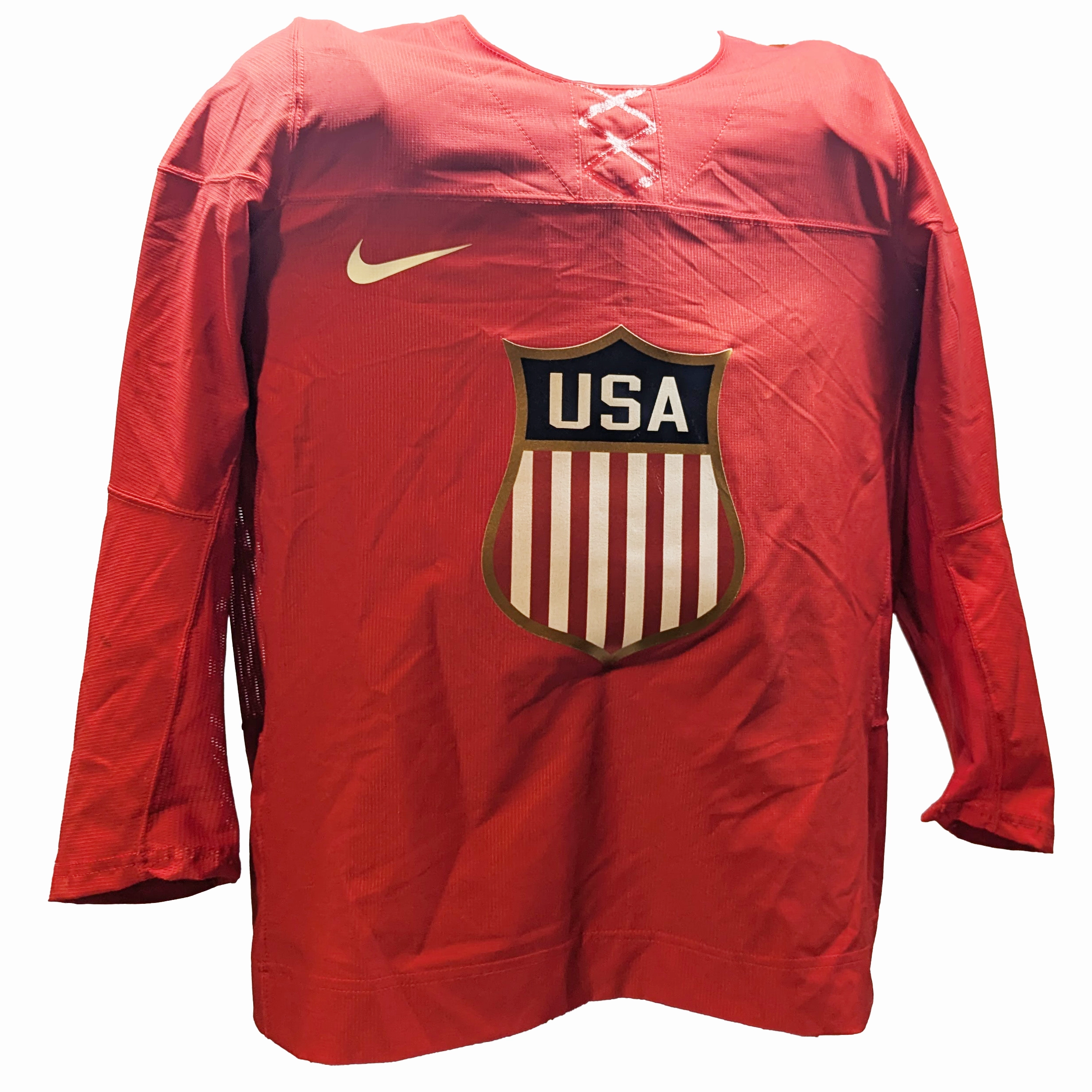 Nike - Used Team USA IIHF Authentic Shield Logo Practice Jersey