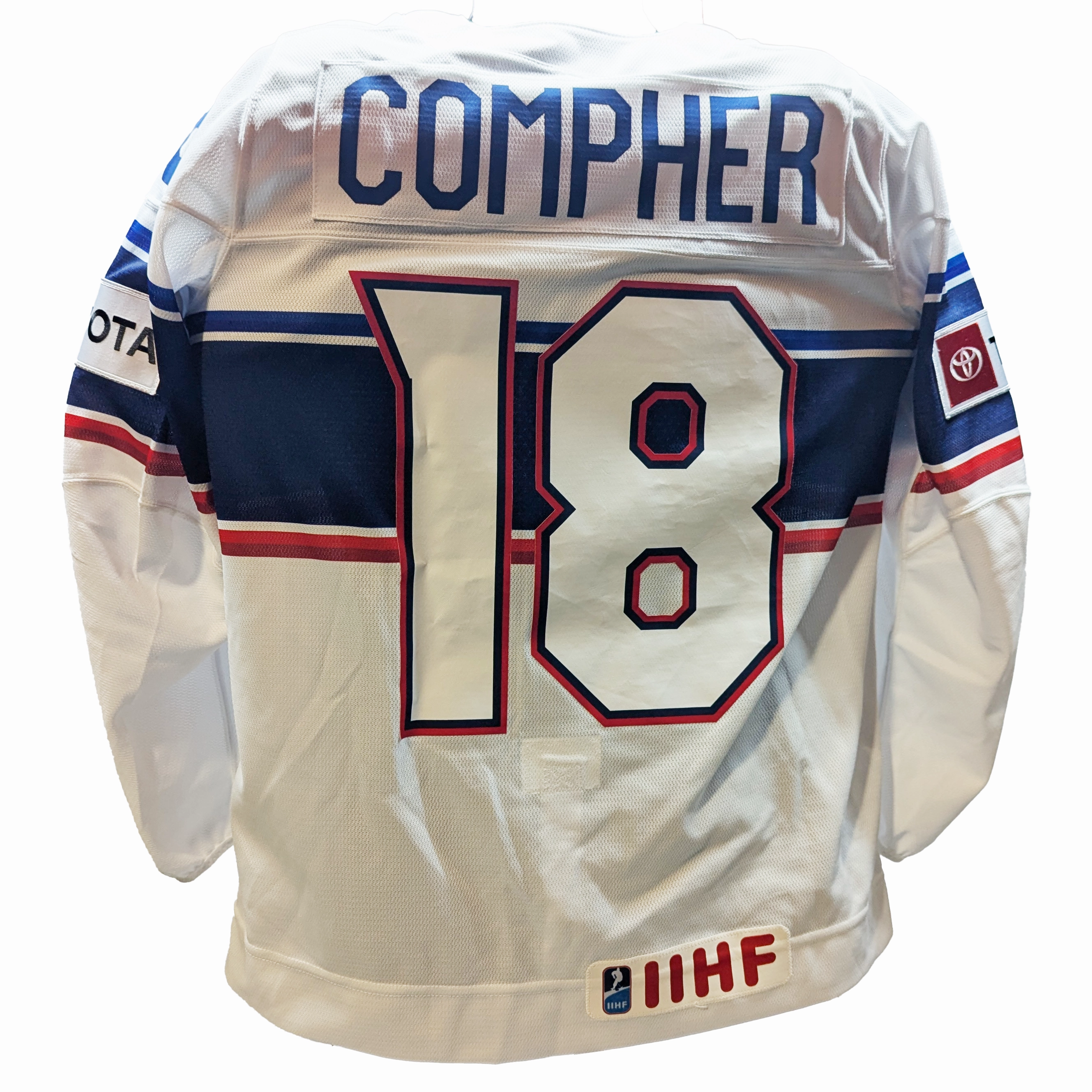 Nike - Used Team USA IIHF Game Jersey (White)