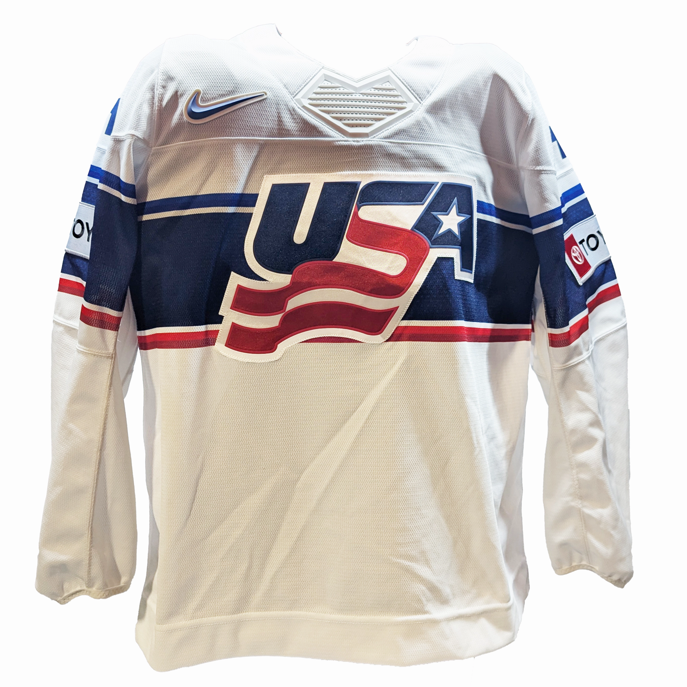 Nike - Used Team USA IIHF Game Jersey (White)