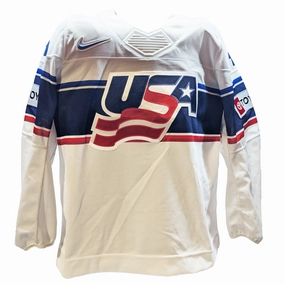 Nike - Used Team USA IIHF Game Jersey (White)