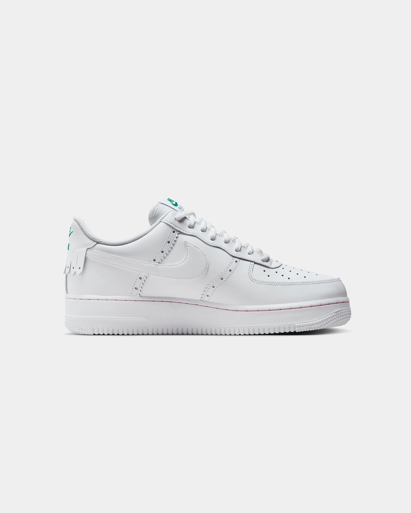 Nike Air Force 1 '07 LV8 Brogue White/White-Med Soft Pink
