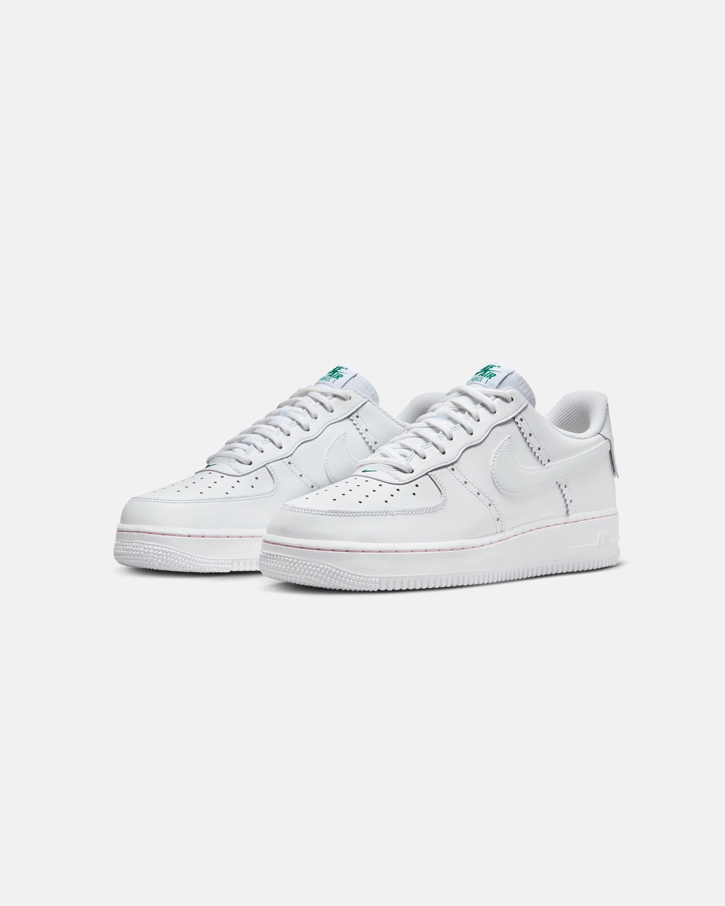 Nike Air Force 1 '07 LV8 Brogue White/White-Med Soft Pink