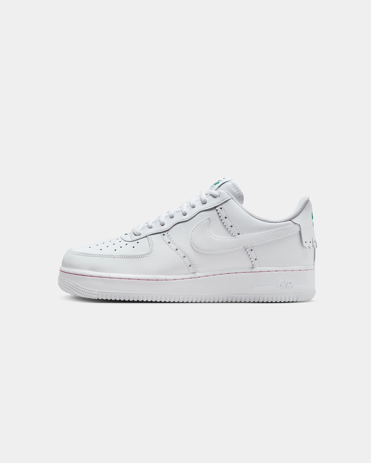 Nike Air Force 1 '07 LV8 Brogue White/White-Med Soft Pink