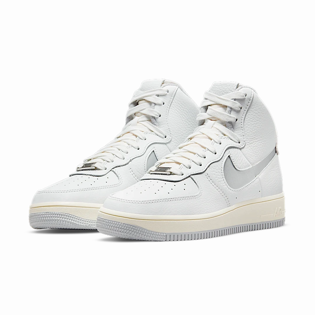 Nike Air Force 1 High Sculpt White Silver