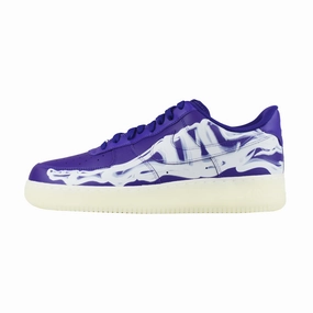 Nike Air Force 1 Low - Purple Skeleton Halloween 2021