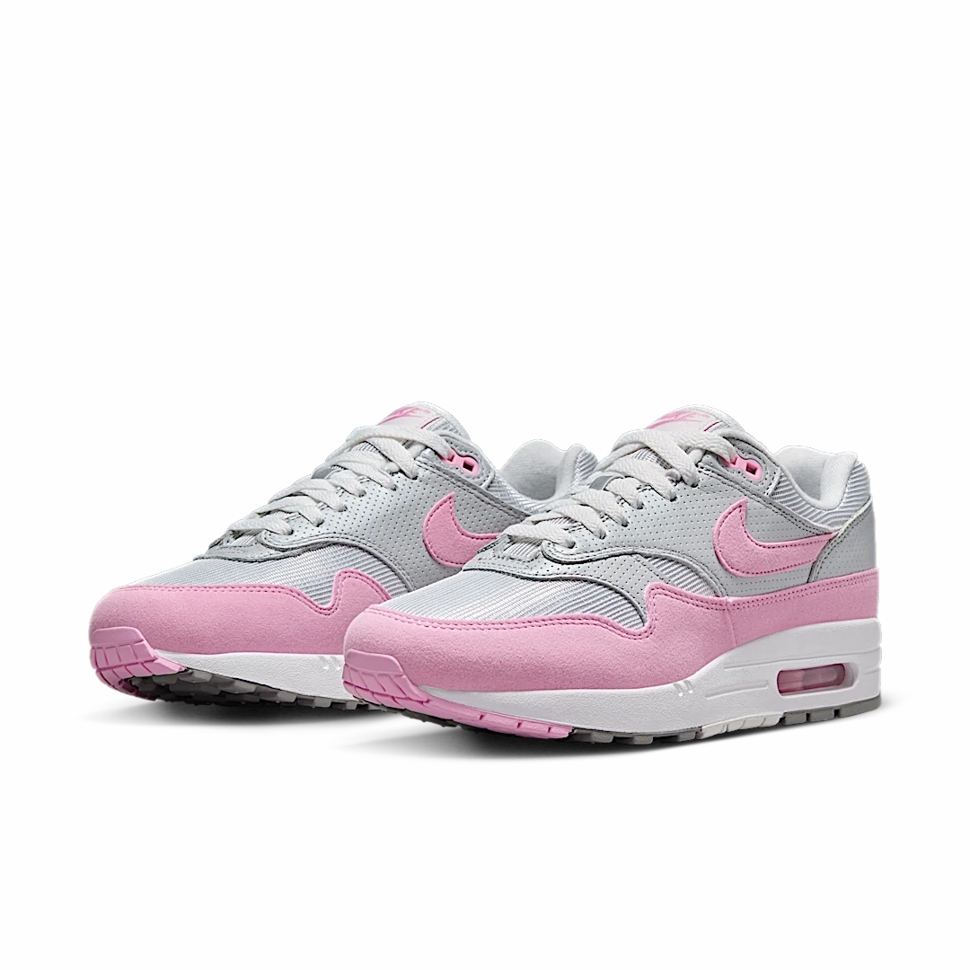 Nike Air Max 1 '87 Metallic Platinum Pink Rise