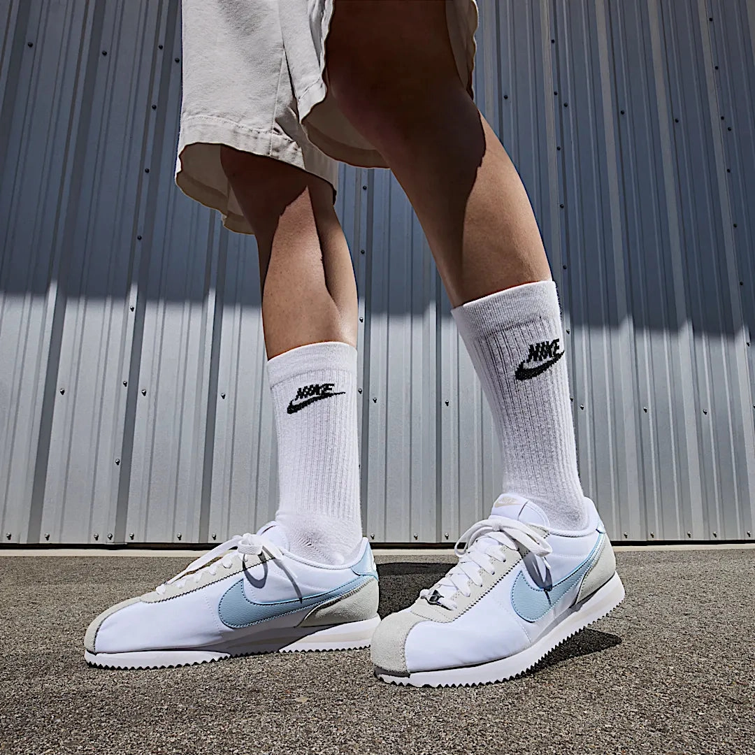 Nike Cortez Textile White Light Orewood Brown Summit White Light Armory Blue