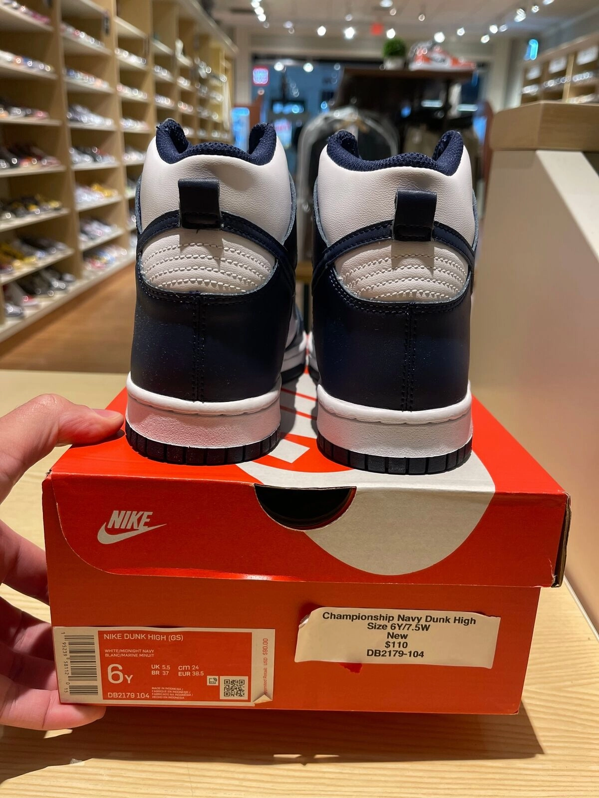 Nike Dunk High Championship Navy