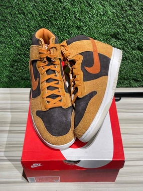 Nike Dunk High PRM Dark Russet sz 14.