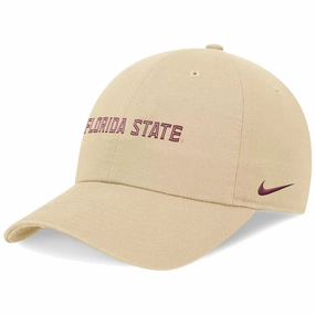 Nike Florida State Adjustable Unstructured Club Cap - Vegas Gold