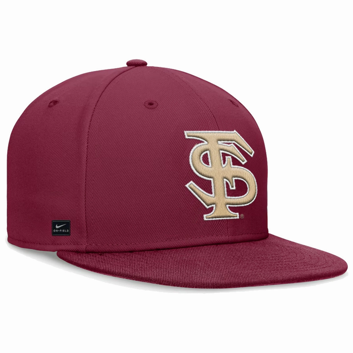 Nike Interlocking FS Logo Dri-fit True Fitted Baseball Cap - Garnet