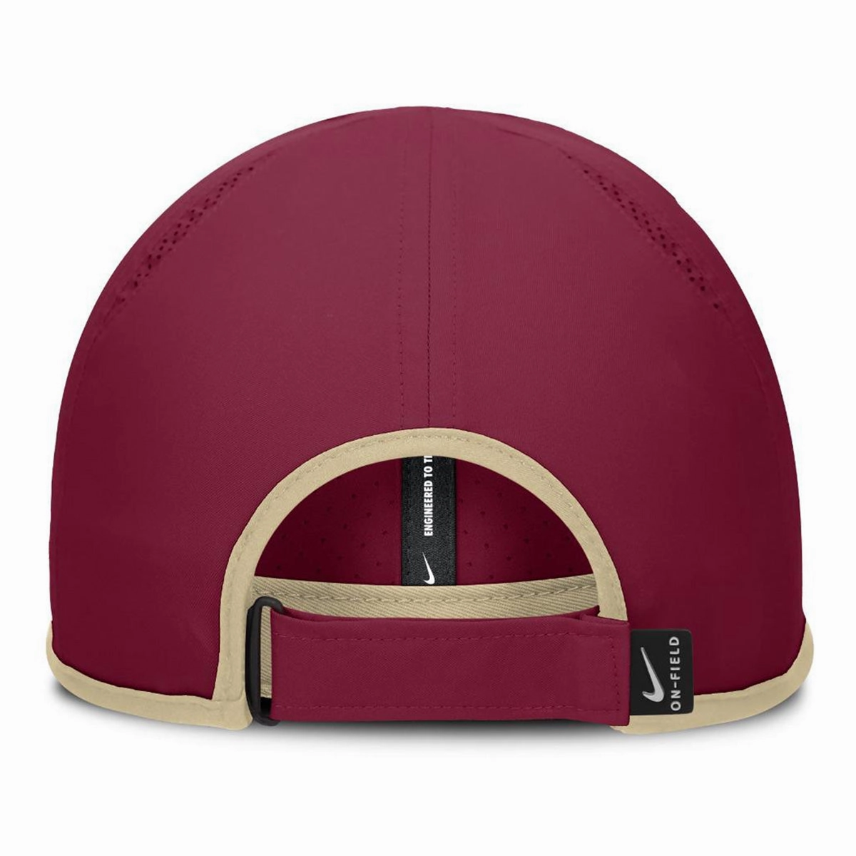 Nike Men's Florida State Dri-fit Adjustable Featherlight Practice Hat - Garnet/Gold