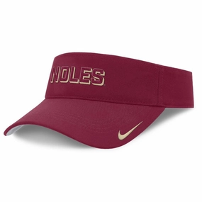Nike Men's Noles Ace Adjustable Practice Visor - Garnet