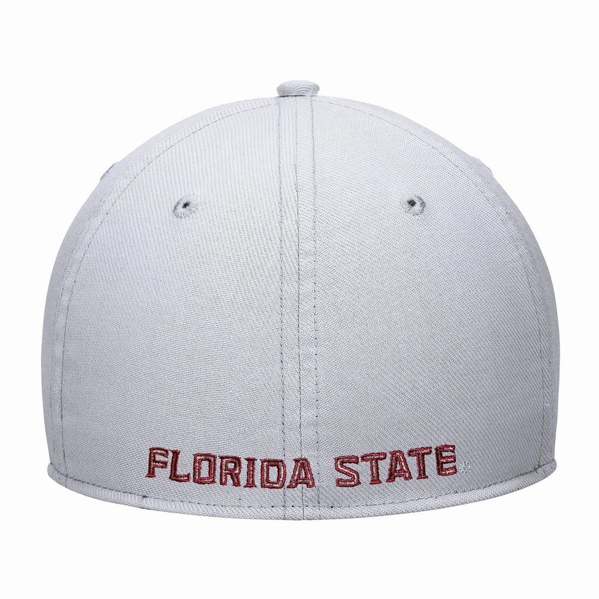 Nike Men's Seminole Logo Patch Dri-fit Rise Structured Swooshflex Hat - Grey