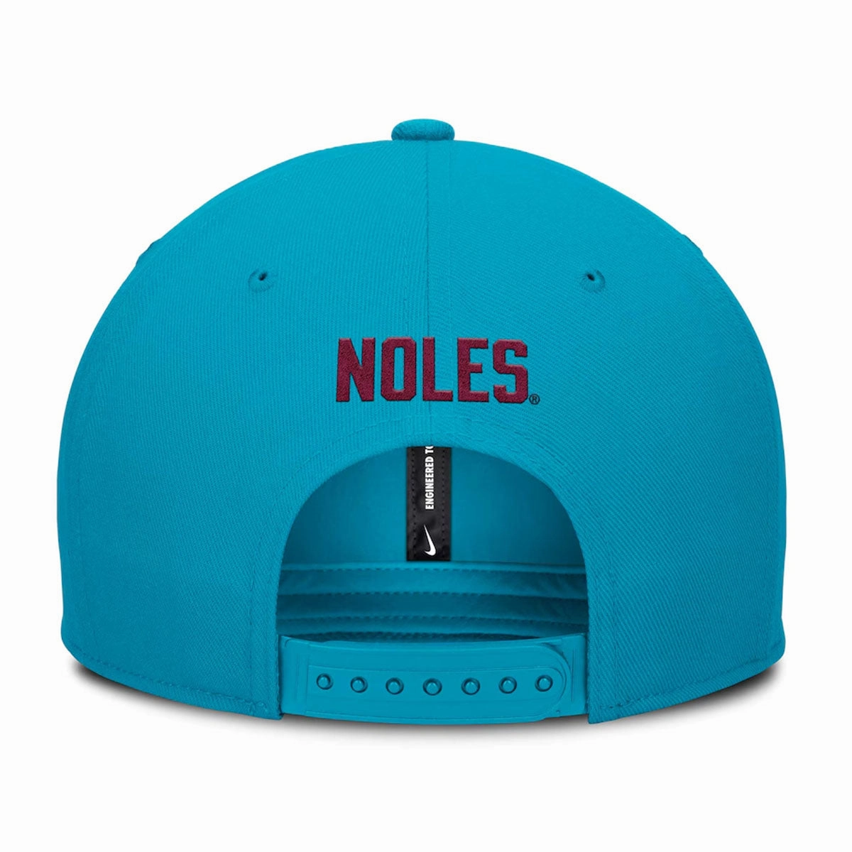 Nike Men's Stacked FSU Adjustable Flat Brim Snapback Cap - Turquoise